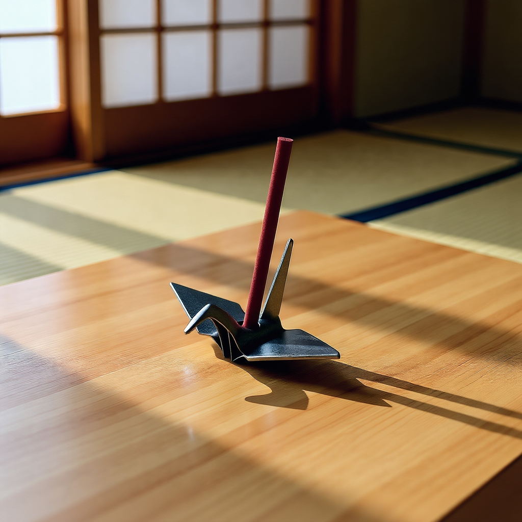 Paper Crane Incense Holder